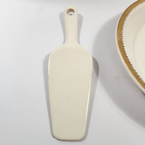 Colonial Courting  Cake Plate Set and Server The Cronin China Co Minerva OH - Picture 5 of 9